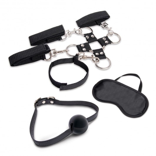 Набор для фиксации из 7 предметов Hogtie   Ball Gag Kit - Lux Fetish - купить с доставкой в Костроме