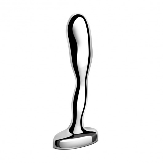 Стальной стимулятор простаты Stainless Steel Prostate Plug - 11,5 см. - b-Vibe - в Костроме купить с доставкой