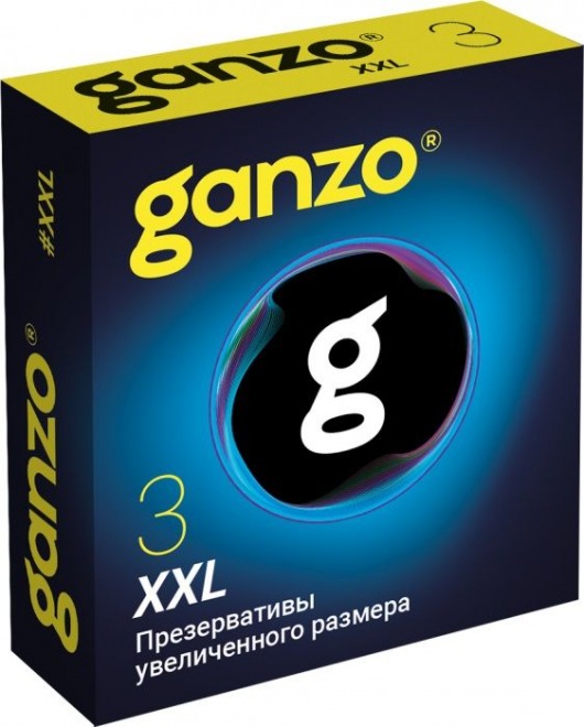 Презервативы увеличенного размера Ganzo XXL - 3 шт. - Ganzo - купить с доставкой в Костроме