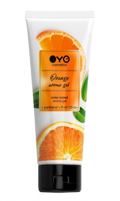 Лубрикант на водной основе OYO Aroma Gel Orange с ароматом апельсина - 75 мл. - OYO - купить с доставкой в Костроме