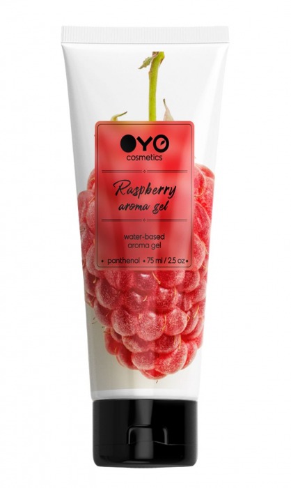 Лубрикант на водной основе OYO Aroma Gel Raspberry с ароматом малины - 75 мл. - OYO - купить с доставкой в Костроме