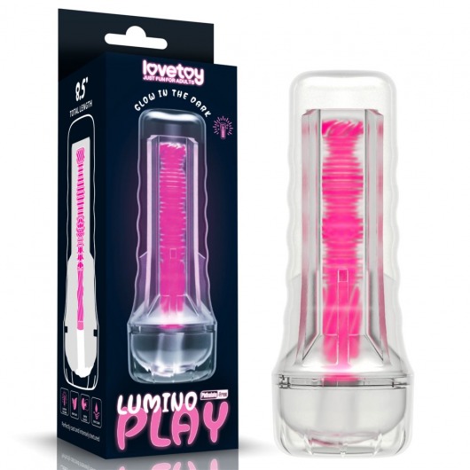 Светящийся в темноте мастурбатор 8.5 Lumino Play Masturbator - Lovetoy - в Костроме купить с доставкой