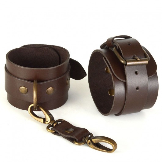 Коричневые наручники IDEAL - Sitabella - купить с доставкой в Костроме