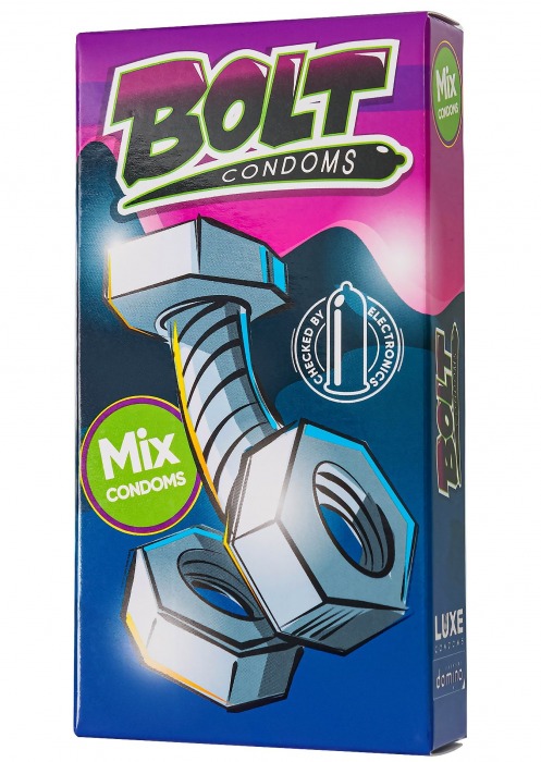 Набор презервативов Bolt Condoms - Luxe - купить с доставкой в Костроме