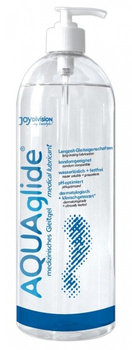 Гель-лубрикант AQUAglide на водной основе - 1000 мл. - Joy Division - купить с доставкой в Костроме