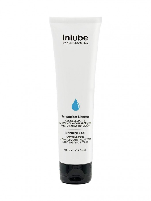 Интимный лубрикант с алоэ вера Inlube Natural Feel - 100 мл. - Nuei cosmetics - купить с доставкой в Костроме
