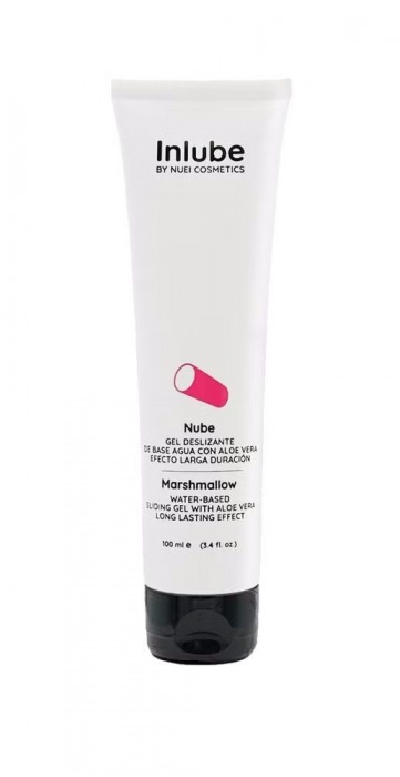 Лубрикант на водной основе Nuei Inlube с алоэ вера и ароматом маршмеллоу -100 мл. - Nuei cosmetics - купить с доставкой в Костроме