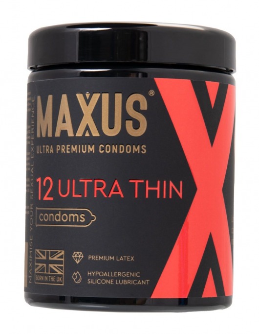 Ультратонкие презервативы MAXUS Ultra Thin - 12 шт. - Maxus - купить с доставкой в Костроме
