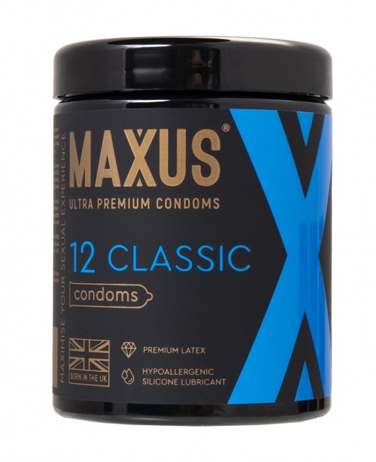 Классические презервативы MAXUS Classic - 12 шт. - Maxus - купить с доставкой в Костроме