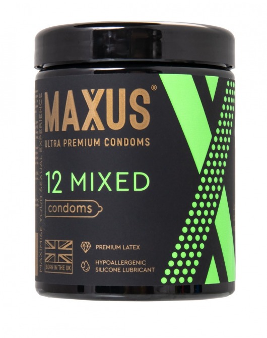 Презервативы MAXUS Mixed - 12 шт. - Maxus - купить с доставкой в Костроме