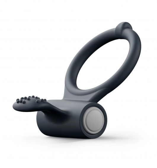 Черное эрекционное кольцо Power Clit - Dorcel - в Костроме купить с доставкой