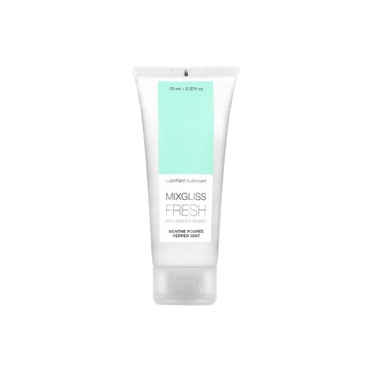 Лубрикант с охлаждающим эффектом Mixgliss Fresh Pepper Mint - 70 мл. - Strap-on-me - купить с доставкой в Костроме