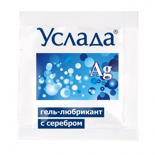 Гель-лубрикант «Услада с серебром» - 3 гр. - Биоритм - купить с доставкой в Костроме