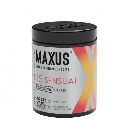 Анатомические презервативы MAXUS Sensual - 15 шт. - Maxus - купить с доставкой в Костроме