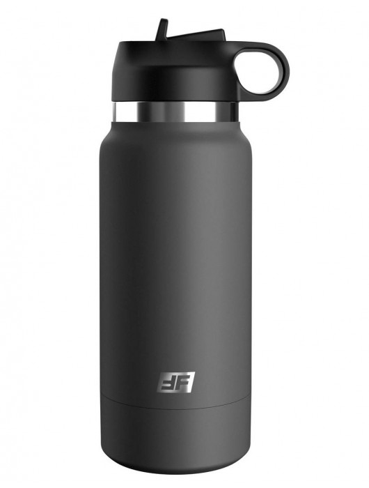 Серый мастурбатор в виде бутылки F*ck Flask - Pipedream - в Костроме купить с доставкой