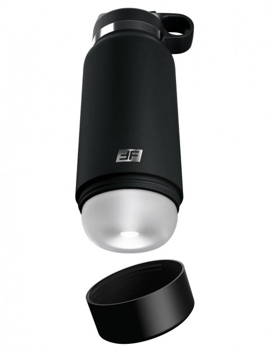Черный мастурбатор в виде бутылки Fap Flask - Pipedream - в Костроме купить с доставкой