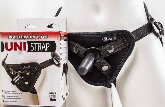 Универсальные трусики Harness UNI strap с корсетом - LOVETOY (А-Полимер) - купить с доставкой в Костроме