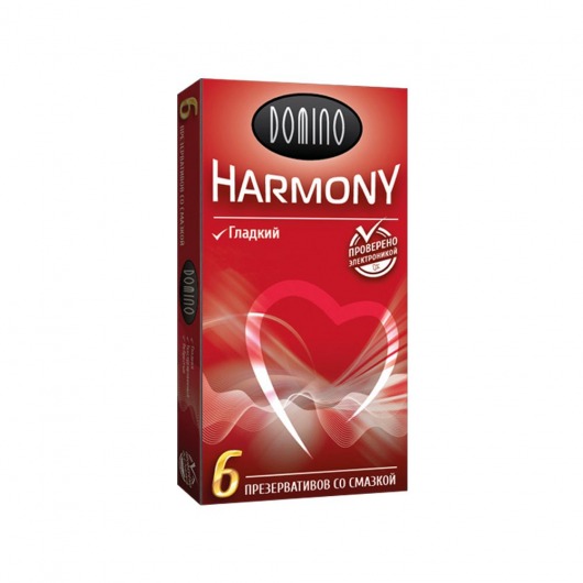 Гладкие презервативы Domino Harmony - 6 шт. - Domino - купить с доставкой в Костроме