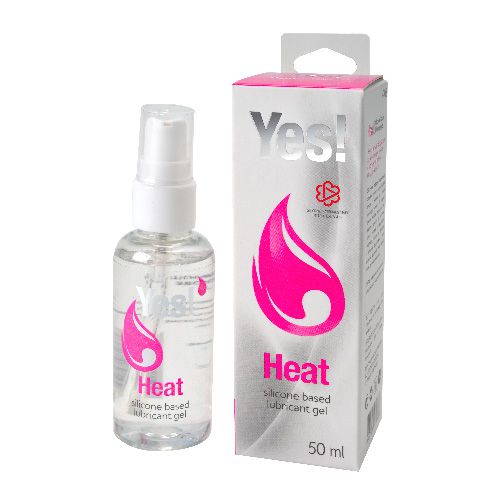 Возбуждающая силиконовая вагинальная смазка Yes Heat - 50 мл. - Sitabella - купить с доставкой в Костроме
