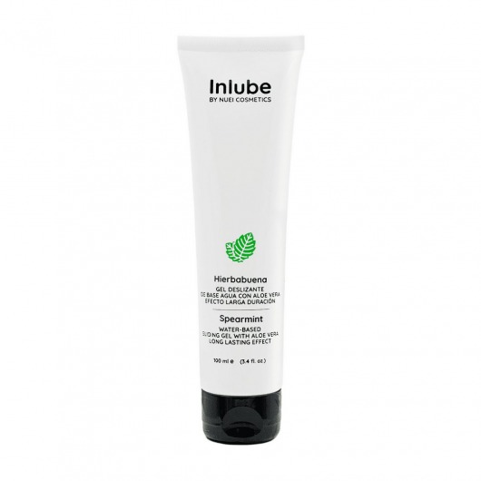 Водный лубрикант Nuei Inlube с алоэ вера и ароматом мяты - 100 мл. - Nuei cosmetics - купить с доставкой в Костроме