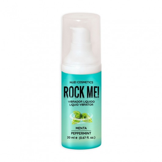 Жидкий вибратор Nuei Rock Me! с ароматом мяты - 20 мл. - Nuei cosmetics - купить с доставкой в Костроме