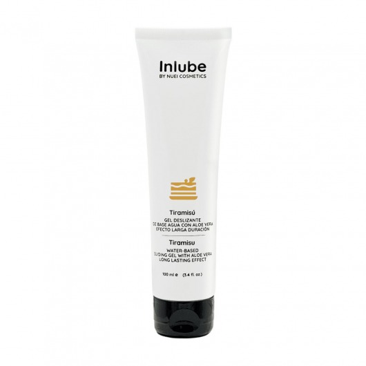Водный лубрикант Nuei Inlube с алоэ вера и ароматом тирамису - 100 мл. - Nuei cosmetics - купить с доставкой в Костроме