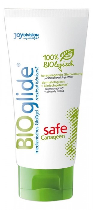 Гель-лубрикант на водной основе BIOglide safe Carrageen - 100 мл. - Joy Division - купить с доставкой в Костроме