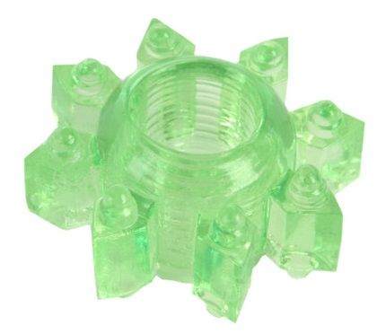 Зеленое эрекционное кольцо-звезда - Toyfa Basic - в Костроме купить с доставкой