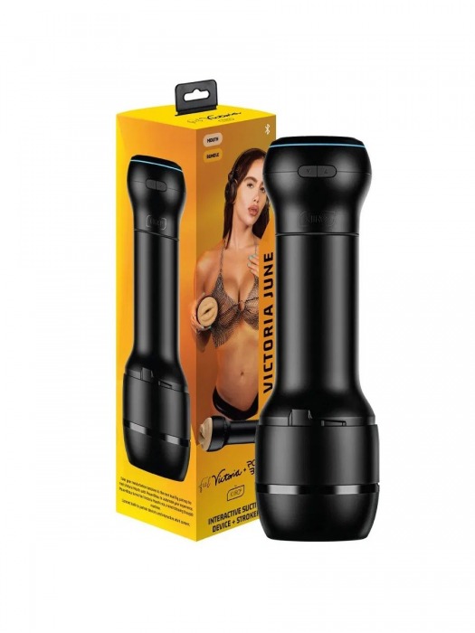 Мастурбатор-ротик с интерактивной насадкой PowerBlow   FeelVictoria Mouth - Kiiroo - в Костроме купить с доставкой