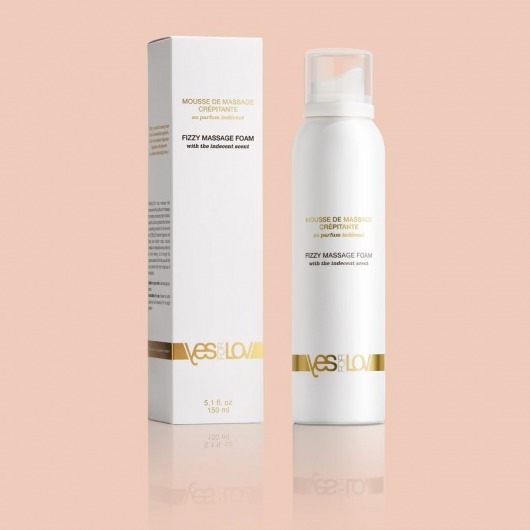 Массажная пена Fizzy Massage Foam - 150 мл. - YESforLOV - купить с доставкой в Костроме