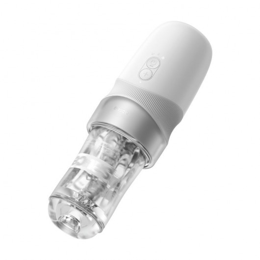 Белый автоматический мастурбатор Extra Sauce - Sauce - в Костроме купить с доставкой