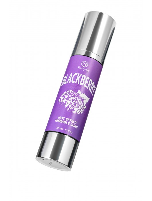 Массажное масло 2-в-1 Blackberry Hot Effect с разогревающим эффектом и вкусом ежевики - 50 мл. - Secret Play - купить с доставкой в Костроме