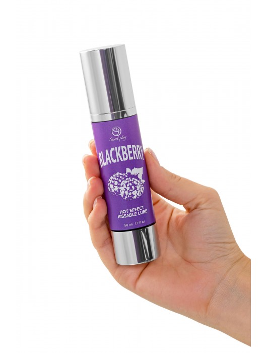 Массажное масло 2-в-1 Blackberry Hot Effect с разогревающим эффектом и вкусом ежевики - 50 мл. - Secret Play - купить с доставкой в Костроме