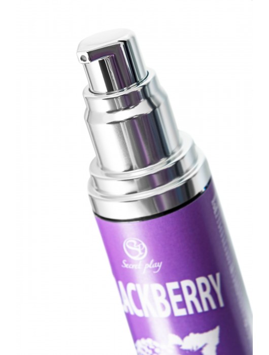 Массажное масло 2-в-1 Blackberry Hot Effect с разогревающим эффектом и вкусом ежевики - 50 мл. - Secret Play - купить с доставкой в Костроме