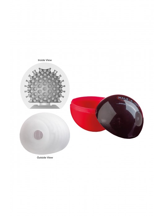 Белый мастурбатор-шар Lucky Ball Type 2 - MALESATION - в Костроме купить с доставкой