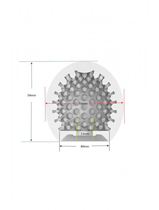 Белый мастурбатор-шар Lucky Ball Type 2 - MALESATION - в Костроме купить с доставкой