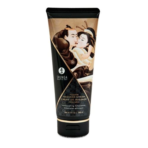 Массажный крем для тела с ароматом шоколада Intoxicating Chocolate - 200 мл. - Shunga - купить с доставкой в Костроме