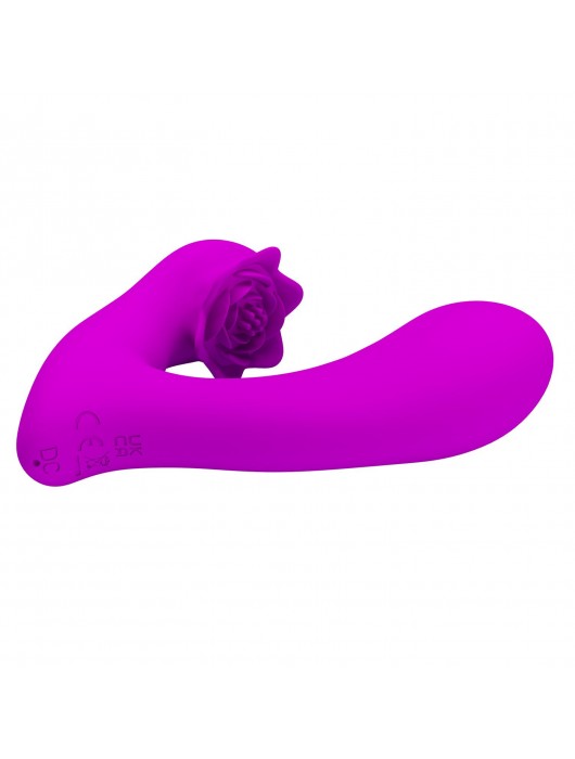 Лиловый вибратор Nadal для двойной стимуляции - Baile