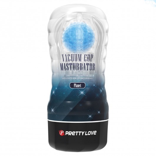 Прозрачный текстурированный мастурбатор Vacuum Cup Masturbator Planet - Baile - в Костроме купить с доставкой