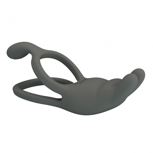 Серое эрекционное виброкольцо Dwayne - Baile - в Костроме купить с доставкой