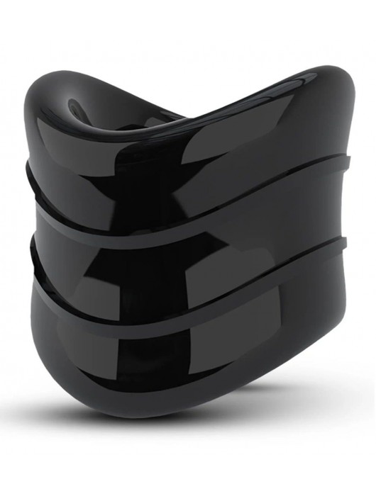 Черное эрекционное кольцо на мошонку Beef Ball Stretcher Snug X Long - Blush Novelties - в Костроме купить с доставкой