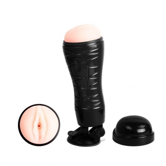 Мастурбатор-вагина Flora с присоской в основании - Baile - в Костроме купить с доставкой