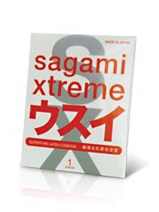 Ультратонкий презерватив Sagami Xtreme SUPERTHIN - 1 шт. - Sagami - купить с доставкой в Костроме