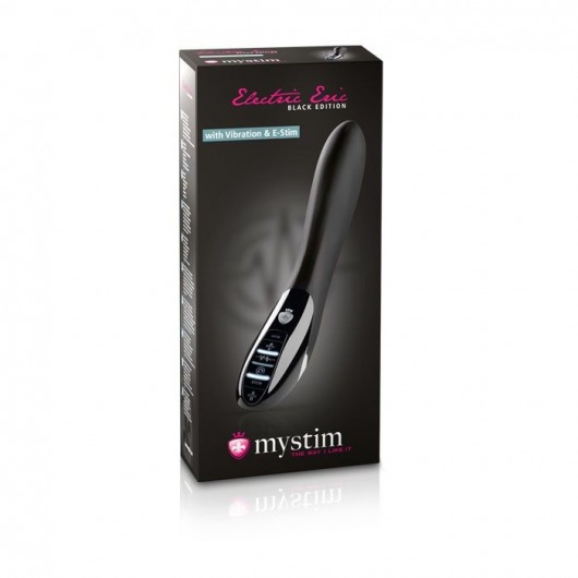 Черный вибратор с миостимуляцией Mystim Electric Eric Black Edition - 27 см. - MyStim - купить с доставкой в Костроме