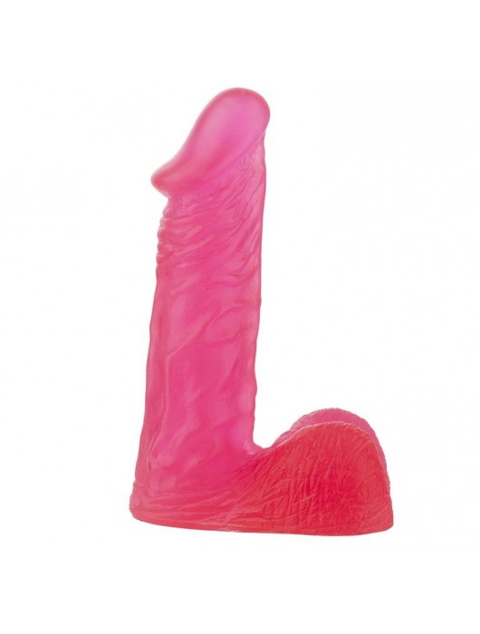 Розовый гелевый фаллоимитатор XSKIN 6 PVC DONG - 15 см. - Dream Toys