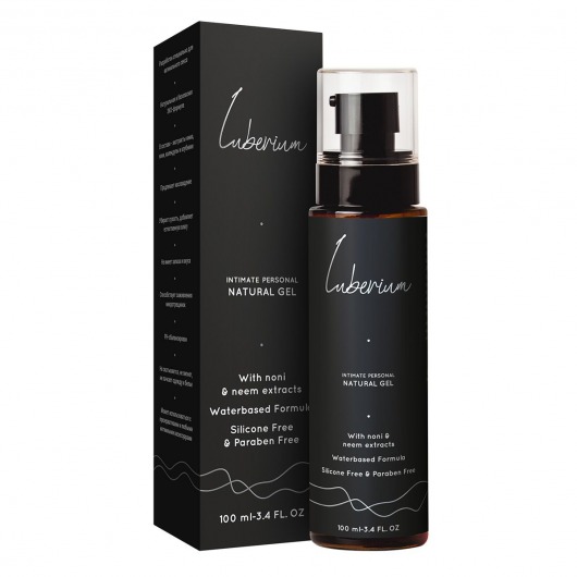 Интимный гель на водной основе с экстрактами нони и нима Luberium Natural Gel - 100 мл. - Luberium - купить с доставкой в Костроме