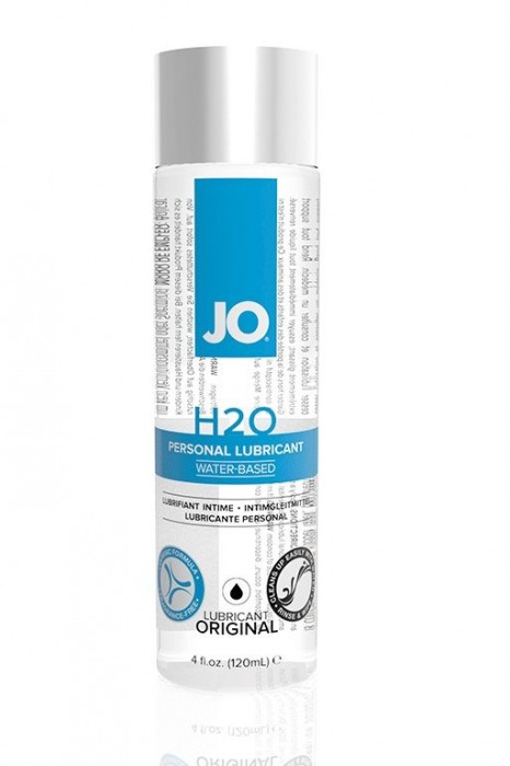 Нейтральный лубрикант на водной основе JO Personal Lubricant H2O - 120 мл. - System JO - купить с доставкой в Костроме