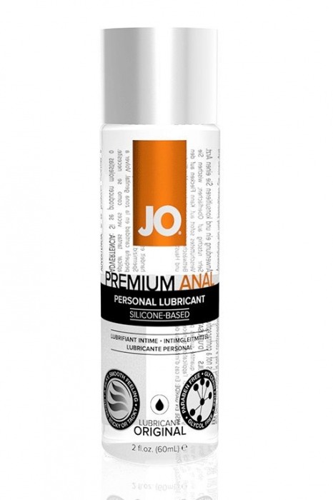 Анальный лубрикант на силиконовой основе JO Anal Premium - 60 мл. - System JO - купить с доставкой в Костроме