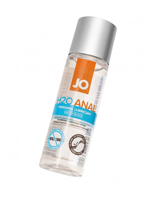 Анальный лубрикант на водной основе JO Anal H2O - 60 мл. - System JO - купить с доставкой в Костроме