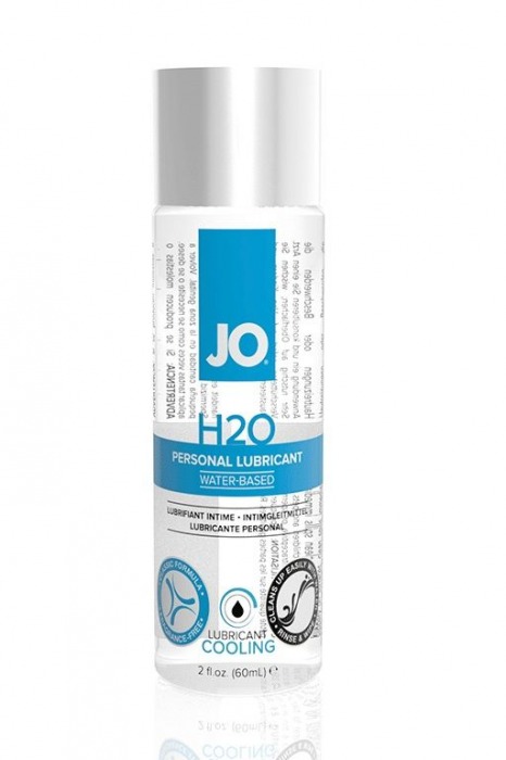 Охлаждающий лубрикант на водной основе JO Personal Lubricant H2O COOLING - 60 мл. - System JO - купить с доставкой в Костроме